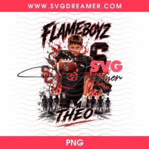 Flame Boys Custom Order PNG Halftone
