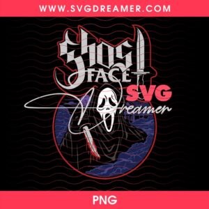 Ghostface Slasher PNG Shirt Design, Scream Movie Character PNG, Horror Halloween 2026 PNG