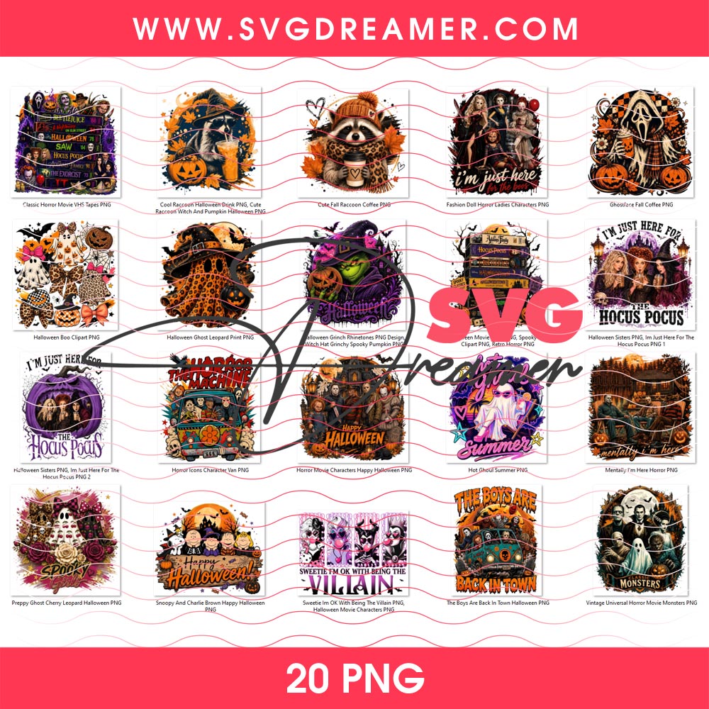 Horror Characters Halloween 2026 PNG Bundle, Horror Killers Bundle PNG 46 Horror Characters Halloween 2026 PNG Bundle, Horror Killers Bundle PNG
