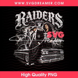 Las Vegas Raiders Chicano PNG, Retro Football Raiders Couple PNG, Vintage Gangster Raiders NFL PNG