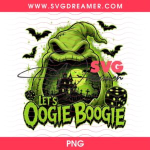 Let's Oogie Boogie Halloween Nightmare Cartoon PNG, Halloween 2026 Design PNG
