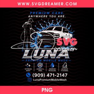 Luna Premium Mobile Wash Custom Order PNG