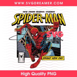 Marvel Studio Spider Man Brand New Day PNG Bundle Superhero Spider Man 2026 PNG Bundle 2