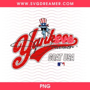 New York Goat Yankees Mascot Baseball PNG, NY Yankees MLB Game Day PNG Design 3 New York Goat Yankees Mascot Baseball PNG NY Yankees MLB Game Day PNG Design 2