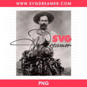 Pancho Villa Memorial Tribute PNG, Vintage Mexican Revolution Train PNG