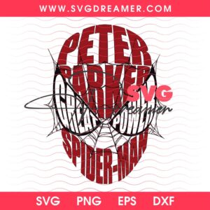 Peter Parker Great Power Spider-Man SVG PNG, Spider-Man Brand New Day Design SVG PNG 1