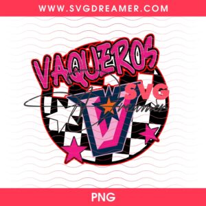 Pink Vaqueros UTRGV Football PNG