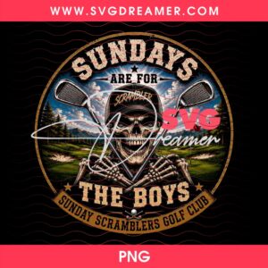 Sundays The Boys Sunday Scramblers Golf Club PNG