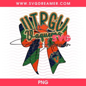UTRGV Vaqueros Coquette PNG
