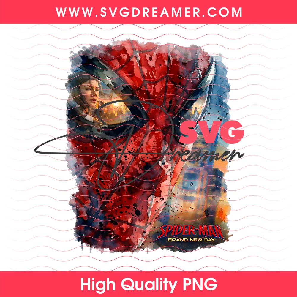 Watercolor Spiderman PNG Design, Brand New Day Spider-Man PNG, Superhero Movie PNG Design 2 Watercolor Spiderman PNG Design Brand New Day Spider Man PNG Superhero Movie PNG Design 2