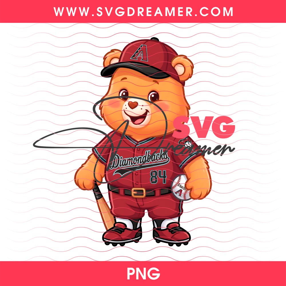 Arizona Diamondbacks Care Bear PNG, Cartoon MLB Arizona Diamondbacks Team PNG 2 Arizona Diamondbacks Care Bear PNG, Cartoon MLB Arizona Diamondbacks Team PNG