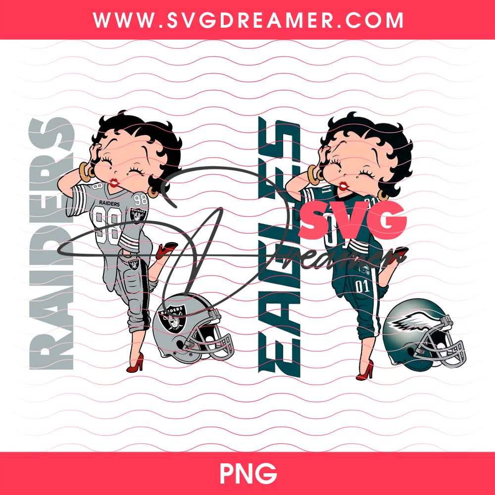 Betty Boop Football Custom Order PNG 4 Betty Boop Football Custom Order PNG