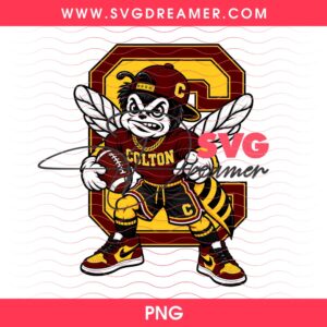 Colton Yellowjackets Bee PNG
