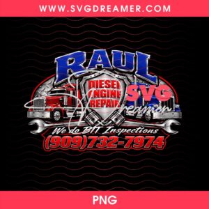 Custom Order Raul Diesel Engine Repair PNG 2