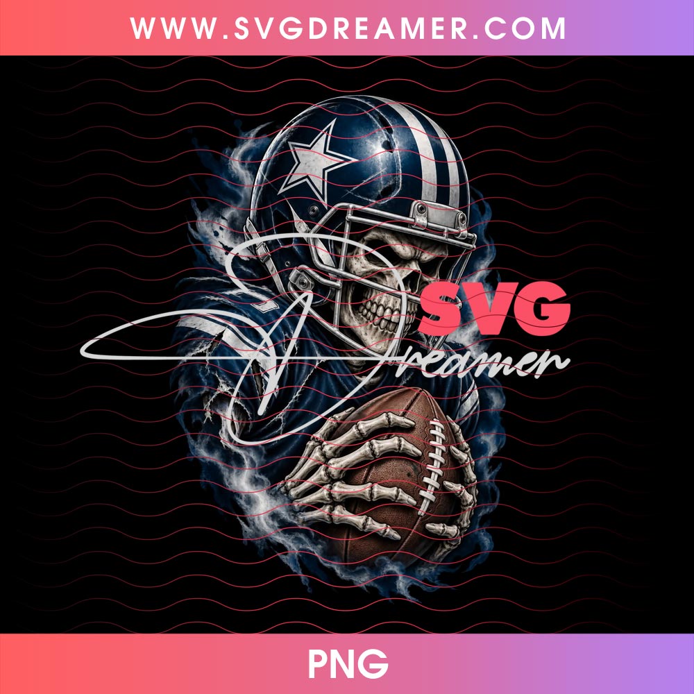 Dallas Cowboys Football Skeleton Player PNG 2 Dallas Cowboys Football Skeleton Player PNG