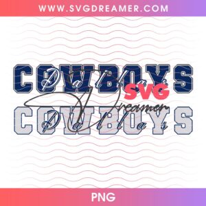 Dallas Cowboys Typography PNG
