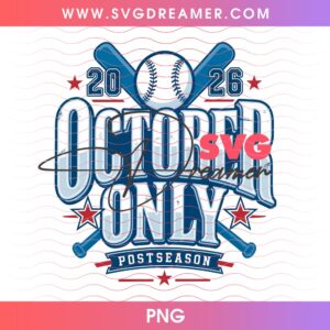 Dodgers 2026 October Only Postseason PNG, Los Angeles Dodgers NL Division West Champs 2026 PNG