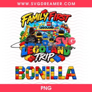 Family First Legoland Trip PNG