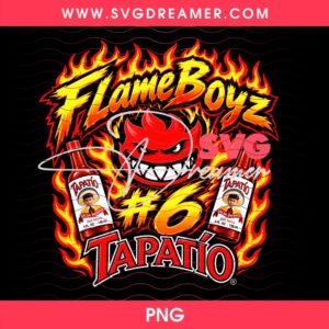 Flameboyz Tapatio PNG Halftone