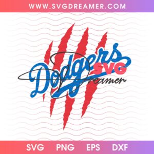 Godzilla Los Angeles Dodgers SVG PNG
