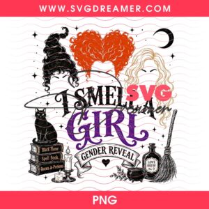 Hocus Pocus I Smell A Girl PNG, Halloween Sanderson Sisters Design PNG