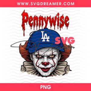 Horror Killers Face LA Dodgers Baseball Bundle PNG, Michael Myers Jason Voorhees Chucky Dodgers PNG 14 Horror Killers Face LA Dodgers Baseball Bundle PNG 5