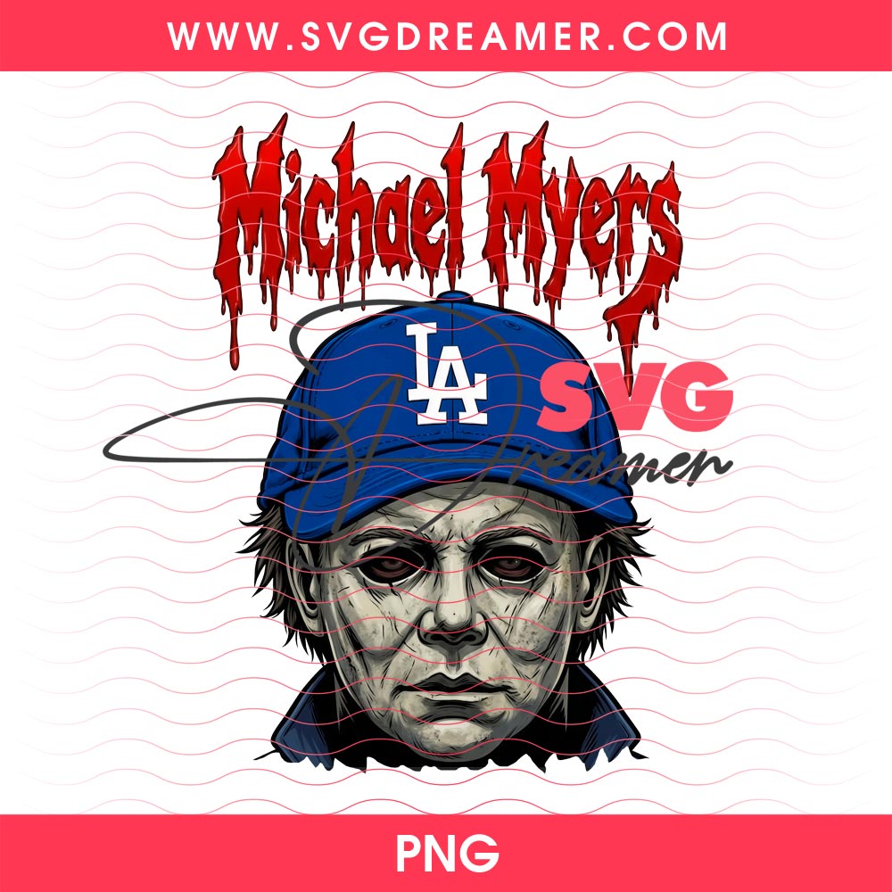 Horror Killers Face LA Dodgers Baseball Bundle PNG, Michael Myers Jason Voorhees Chucky Dodgers PNG 7 Horror Killers Face LA Dodgers Baseball Bundle PNG 6