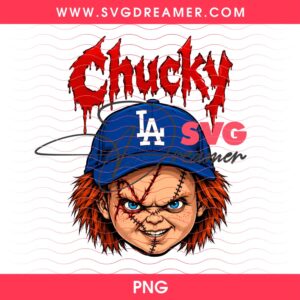 Horror Killers Face LA Dodgers Baseball Bundle PNG, Michael Myers Jason Voorhees Chucky Dodgers PNG 16 Horror Killers Face LA Dodgers Baseball Bundle PNG 7