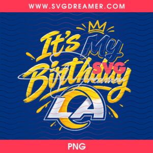 It's My Birthday Los Angeles Rams PNG 1