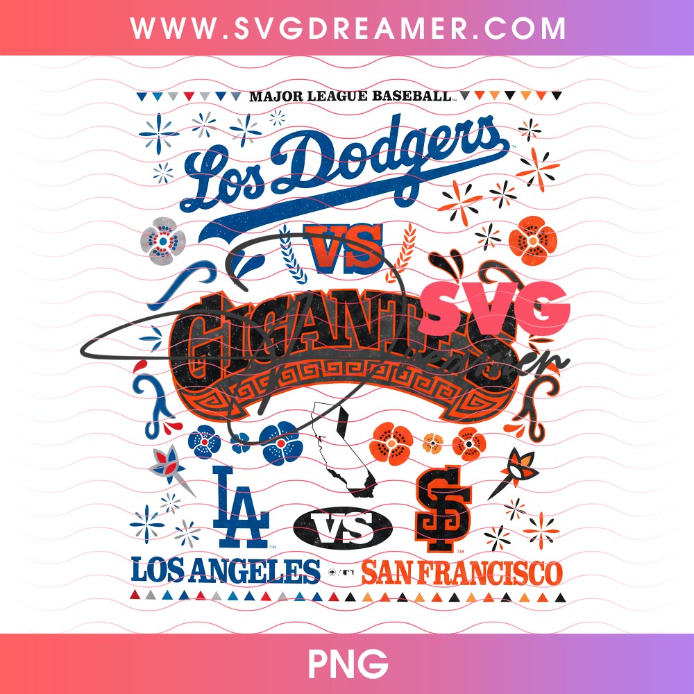 Los Angeles Dodgers VS San Francisco Baseball 2026 PNG 2 Los Angeles Dodgers VS San Francisco Baseball 2026 PNG