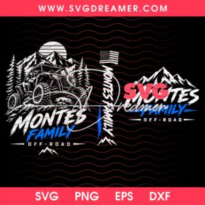 Montes Family Off Road SVG PNG