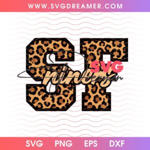 SF Niners Leopard Design SVG PNG, San Francisco 49ers Fan SVG PNG Design 2