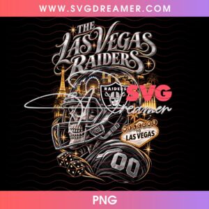 The Las Vegas Raiders Skeleton Football PNG