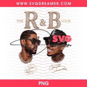 The R n B Tour Usher And Chris Brown PNG