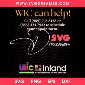 WIC can help Inland SVG PNG Files