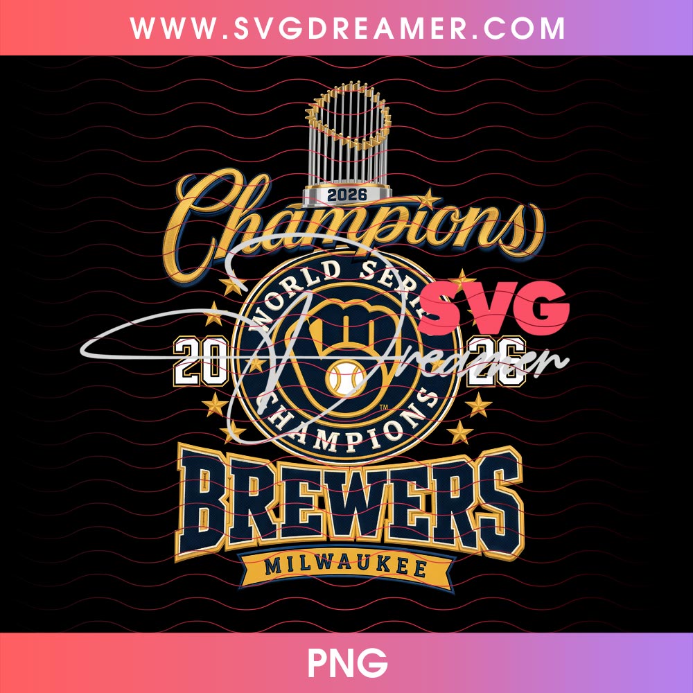 2026 Champions World Series Brewers PNG, Milwaukee Baseball Champs 2026 Design PNG 1 2026 Champions World Series Brewers PNG, Milwaukee Baseball Champs 2026 Design PNG