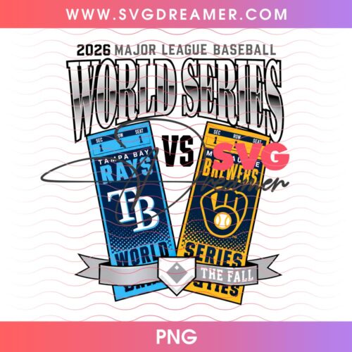 2026 MLB World Series Tampa Bay Rays VS Milwaukee Brewers PNG 2 2026 MLB World Series Tampa Bay Rays VS Milwaukee Brewers PNG