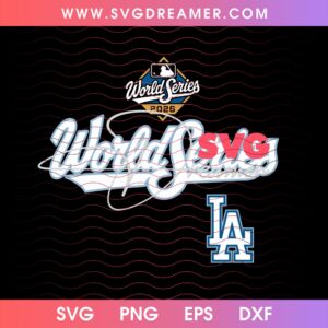 2026 World Series Champs LA Dodgers SVG PNG Design, Los Angeles Baseball 2026 SVG PNG Files 2