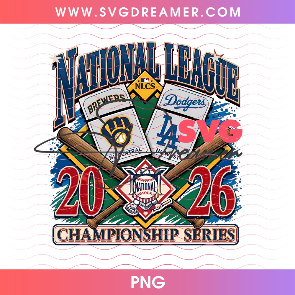 Brewers VS LA Dodgers National League Champions Series MLB 2026 PNG 1 Brewers VS LA Dodgers National League Champions Series MLB 2026 PNG
