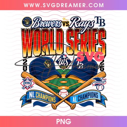 Brewers VS Rays 2026 PNG, Worlds Series Championship 2026 Baseball MLB PNG 2 Brewers VS Rays 2026 PNG, Worlds Series Championship 2026 Baseball MLB PNG