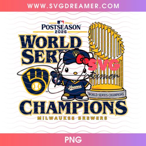 Brewers World Series Champions Hello Kitty PNG, Milwaukee Brewers 2026 Sanrio Hello Kitty PNG 2 Brewers World Series Champions Hello Kitty PNG, Milwaukee Brewers 2026 Sanrio Hello Kitty PNG