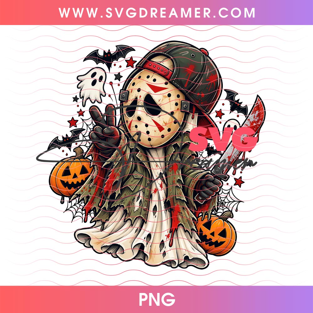 Chibi Horror Characters Halloween PNG Bundle, Spooky Vibes Halloween 2026 PNG Bundle 9 Chibi Horror Characters Halloween PNG 2