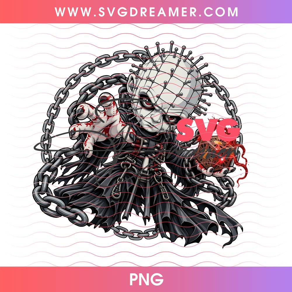 Chibi Horror Characters Halloween PNG Bundle, Spooky Vibes Halloween 2026 PNG Bundle 6 Chibi Horror Characters Halloween PNG 5