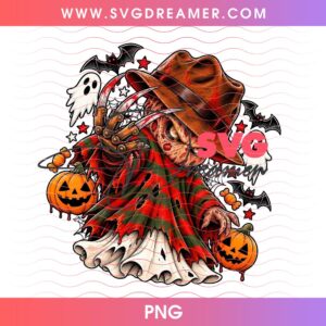 Chibi Horror Characters Halloween PNG Bundle, Spooky Vibes Halloween 2026 PNG Bundle 13 Chibi Horror Characters Halloween PNG 7