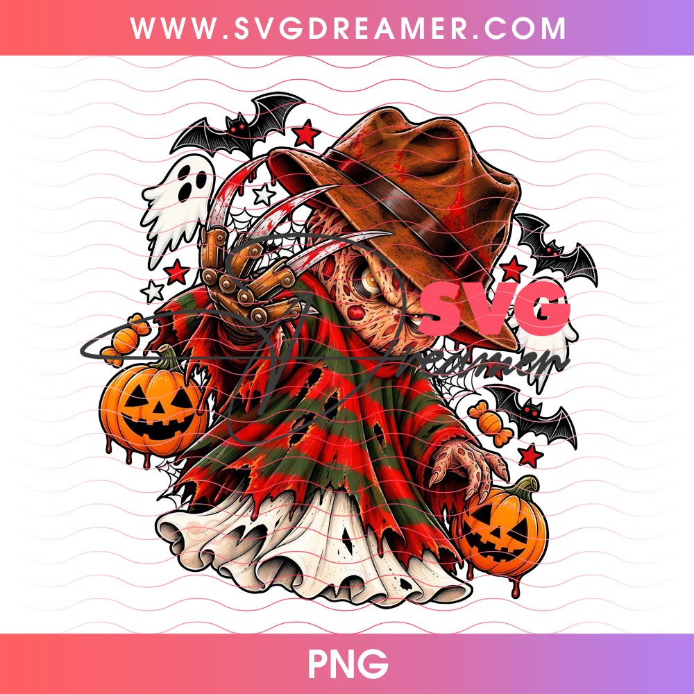 Chibi Horror Characters Halloween PNG Bundle, Spooky Vibes Halloween 2026 PNG Bundle 4 Chibi Horror Characters Halloween PNG 7