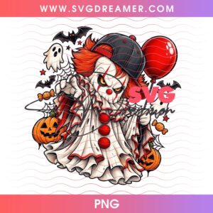 Chibi Horror Characters Halloween PNG Bundle, Spooky Vibes Halloween 2026 PNG Bundle 12 Chibi Horror Characters Halloween PNG 8