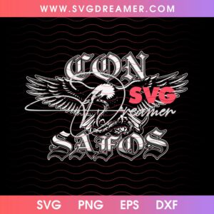 Eagle Con Safos SVG PNG Files 1