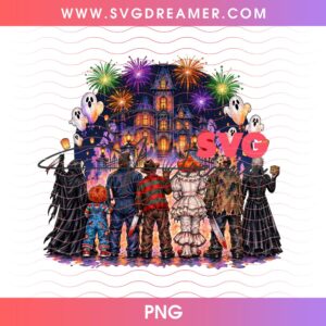 Horrorland Halloween PNG, Disney Castle Horror Killers PNG 3 Horrorland Halloween PNG, Disney Castle Horror Killers PNG 2