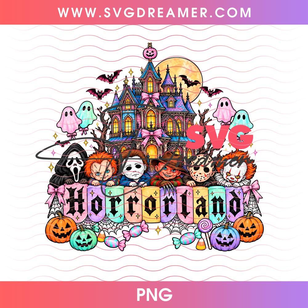 Horrorland Halloween PNG, Disney Castle Horror Killers PNG 1 Horrorland Halloween PNG, Disney Castle Horror Killers PNG 1