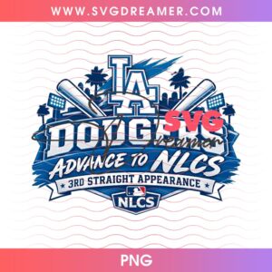 Los Angeles Dodgers Advance To NLCS 3rd Straight Appearance PNG